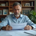 Propriétaire bailleur consultant sa déclaration de taxe foncière pour une location saisonnière non meublée
